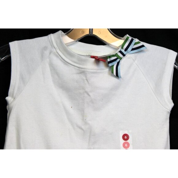 NWT 2004 Gymboree Dandelion Wishes Shirt Flower Hem Early Spring Bow sz 6 - Picture 2 of 7